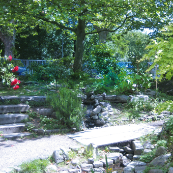 Gärten und Steine